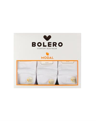 Toptan Kadın 12li Premium Modal Çorap Beyaz-B86