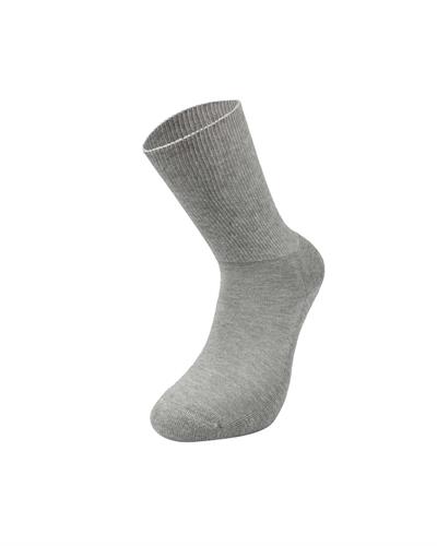 Unisex Dikişsiz Taban Havlu 12li Diabet Çorap Gri