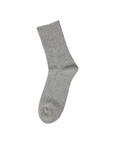 Unisex Dikişsiz Taban Havlu 12li Diabet Çorap Gri