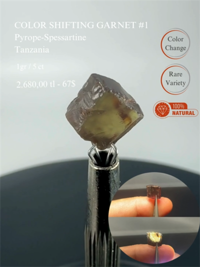 RENK DEĞİŞTİREN GARNET 1 GR.