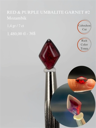 UMBALİT GARNET 1,4 GR.