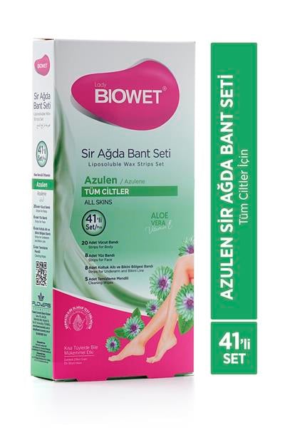 Biowet Sir Ağda Bant Seti Azulen 41'li