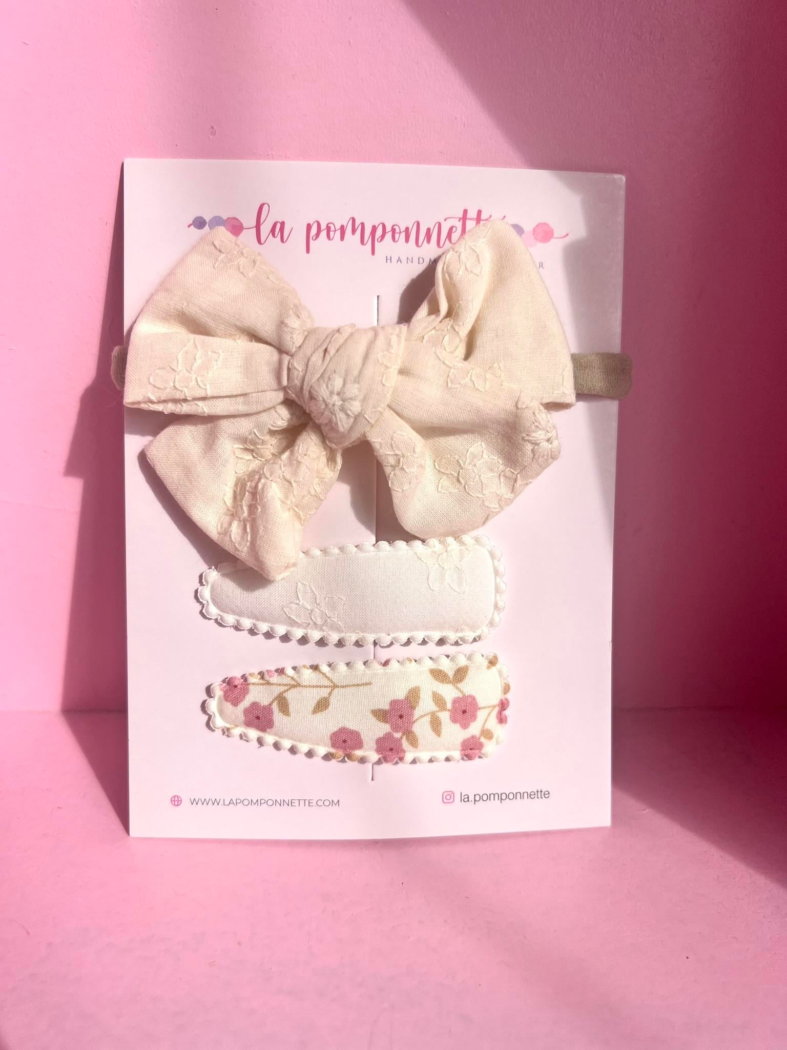 Bebe Bantlı 3'lü Set Toka 