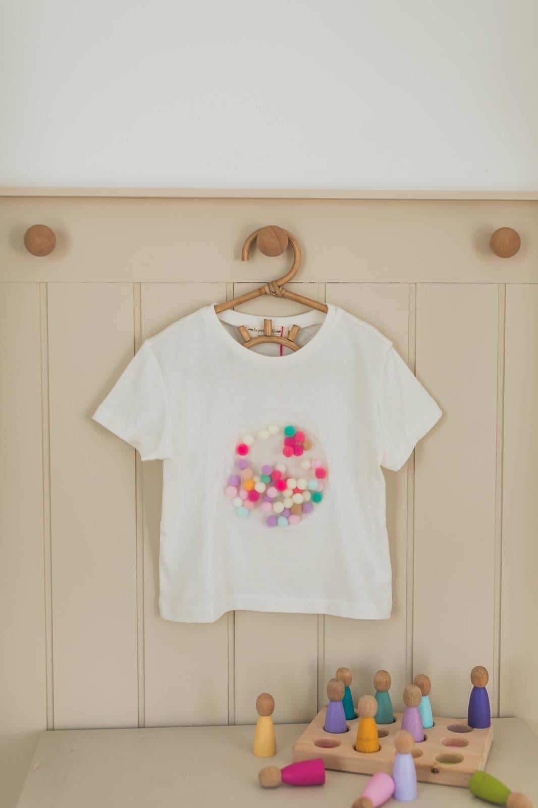 Lilly Ponponlu Tişört