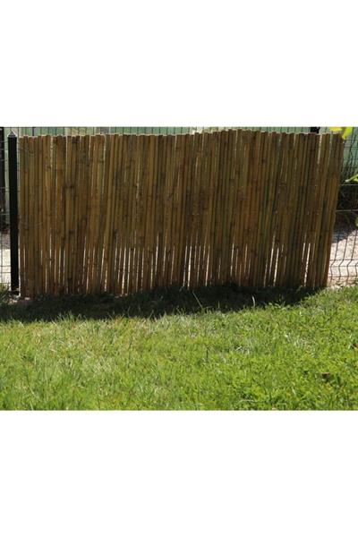 100 Cm X 200 Cm Gerçek Bambu Çit / Paravan