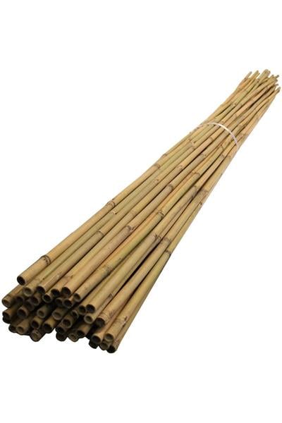 Gerçek Bambu Bitki Destek Çubuğu 210 cm 10 Adet