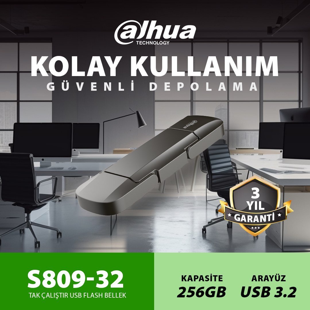 Dahua S809 USB 3.2 Gen 2 Bellek: Yüksek Hız ve Şıklığı Bir Arada Sunan Toptan Çözüm