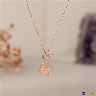 Arpaş Jazibee Sedefli Lotus Kolye