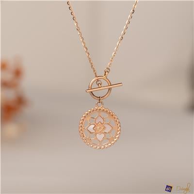 Arpaş Jazibee Sedefli Lotus Kolye