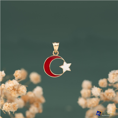 Ay Yıldız Kolye Ucu