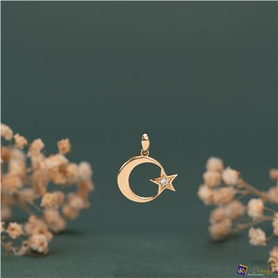 Ay Yıldız Kolye Ucu