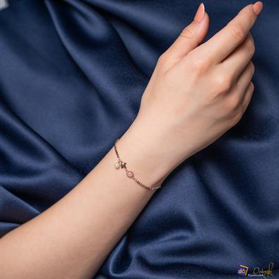 Jazibee by Arpaş Rose Gold Bileklik