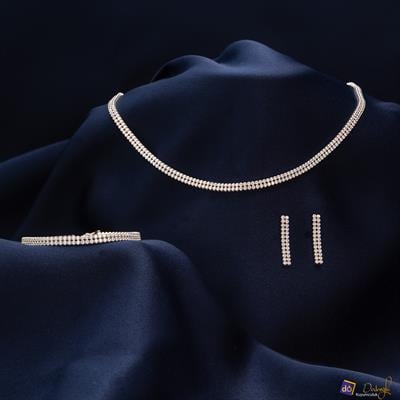 Çift Sıralı Taşlı Set