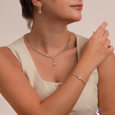 Damla Taşlı Set