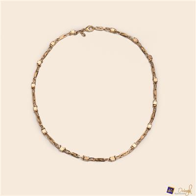 Erkek Kareli Zincir Kolye