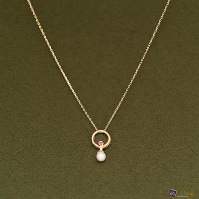 İncili Minimal Kolye