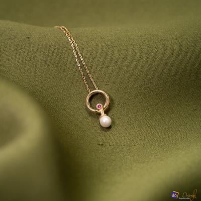 İncili Minimal Kolye