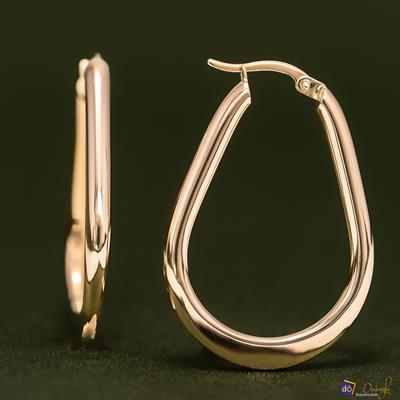 Oval Küpe