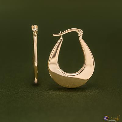 Oval Küpe