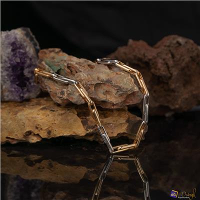 Sarı - Beyaz Altın Ataç Zincir