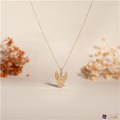 Taşlı Anka Kuşu Kolye