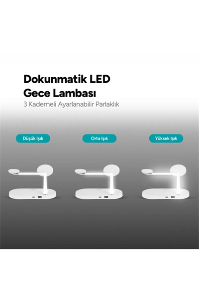 TeknoMountain Aircharger Quattro M Magsafe Uyumlu Ledli Kablosuz Hızlı Şarj StandıTeknoMountain Aircharger Quattro M Magsafe Uyumlu Ledli Kablosuz Hızlı Şarj StandıAircharger/4AirCharger