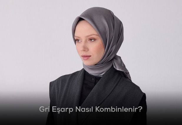 gri eşarp