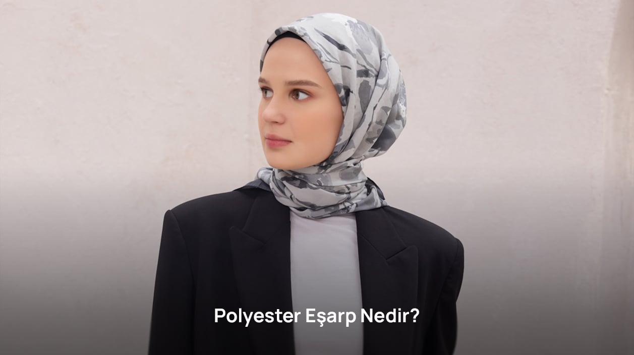 polyester eşarp