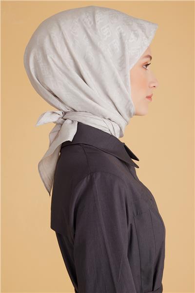 BELLİ LOGO DESEN MONOGRAM TAŞ EŞARP 1