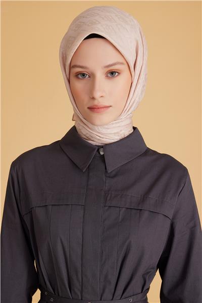 BELLİ LOGO DESEN MONOGRAM PUDRA EŞARP 1