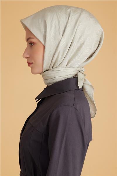 BELLİ LOGO DESEN MONOGRAM SU YEŞİLİ EŞARP 1