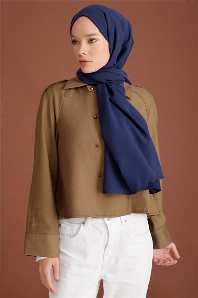 BELLİ FRESH CORAL LACİVERT ŞAL