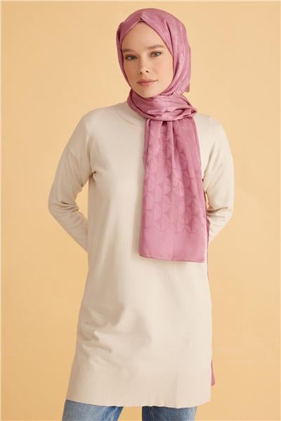 BELLİ FRESH JAKARLI AÇIK PEMBE ŞAL 1