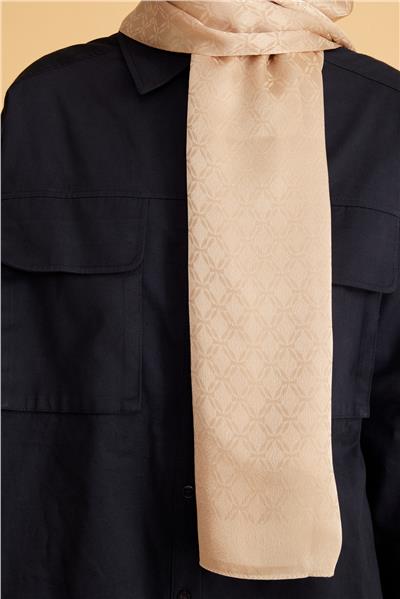 BELLİ FRESH JAKARLI BEJ ŞAL 3