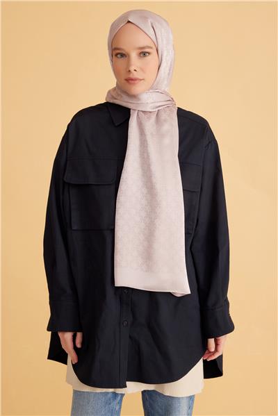BELLİ FRESH JAKARLI GÜL PEMBE ŞAL 3