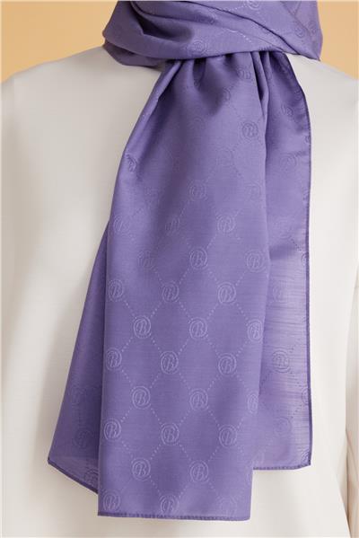BELLİ FRESH MONOGRAM MOR ŞAL 3