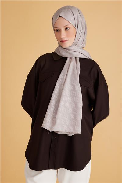 BELLİ FRESH MONOGRAM VİZON ŞAL 1
