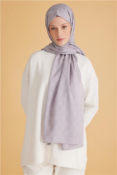 BELLİ FRESH MONOGRAM GRİ ŞAL 3