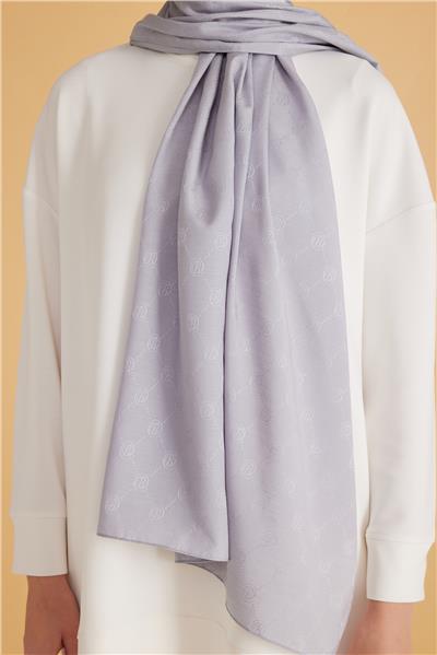 BELLİ FRESH MONOGRAM GRİ ŞAL 3