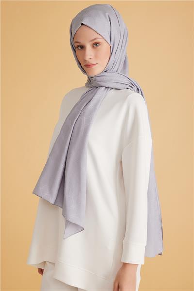 BELLİ FRESH MONOGRAM GRİ ŞAL 2