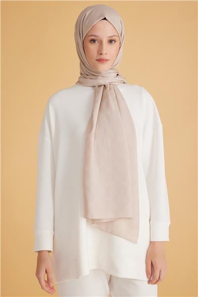 BELLİ FRESH MONOGRAM KREM ŞAL 2