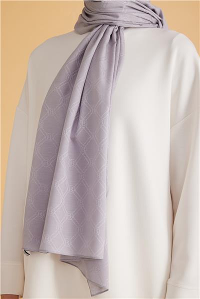 BELLİ FRESH MONOGRAM GRİ ŞAL 2