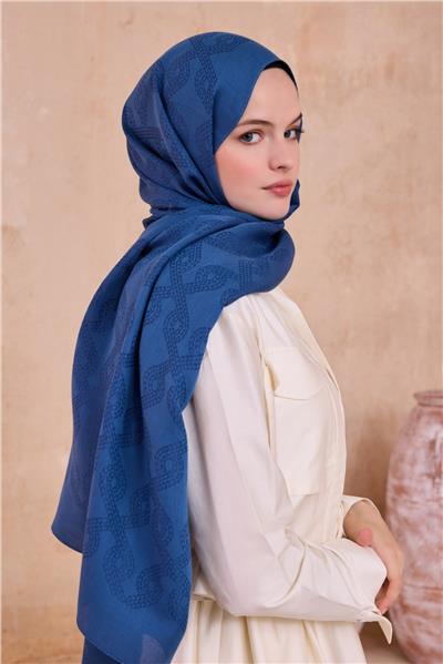 BELLİ FRESH NORA MAVİ ŞAL 3
