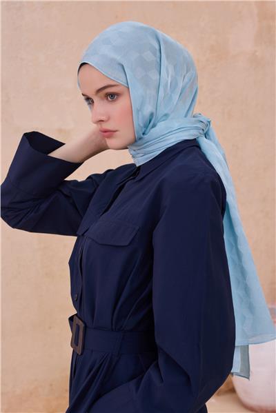 BELLİ FRESH GEOMETRİK DESEN BEBE MAVİSİ PERYY ŞAL 1