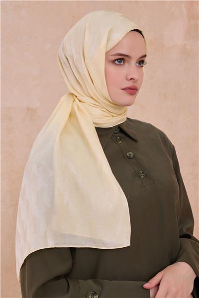BELLİ FRESH GEOMETRİK DESEN SARI PERYY ŞAL 2