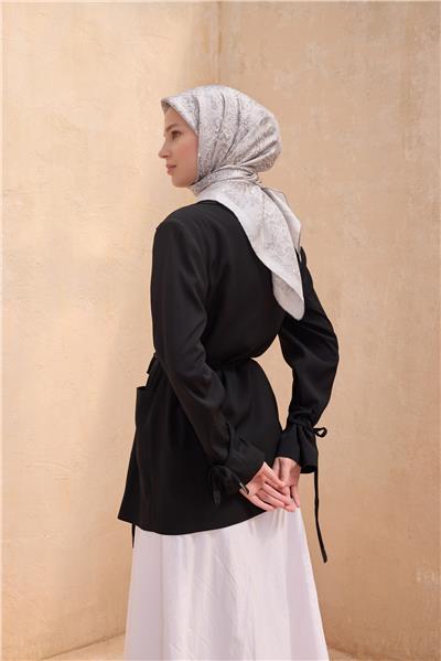 BELLİ ETNİK DESEN İPEK EŞARP 4101D (SURA)