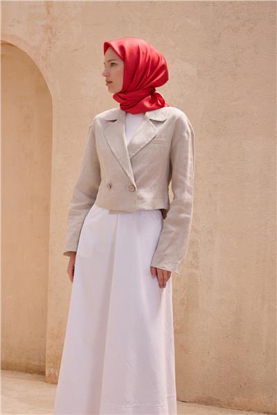 BELLİ KLASİK DESEN İPEK EŞARP 4104D (SURA)