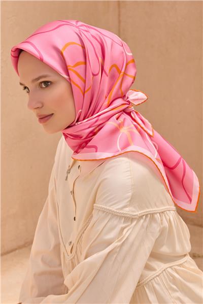 BELLİ OBJE DESEN İPEK EŞARP 4113D (SURA)