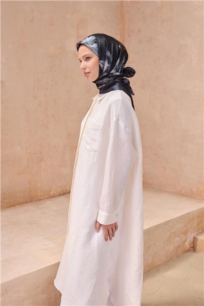 BELLİ ÇİÇEK DESEN KRİSTAL SİYAH EŞARP 2013