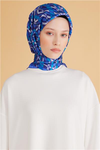 BELLİ GEOMETRİK DESEN KRİSTAL EŞARP 2008